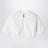 White faux fur jacket