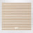 Coperta a righe beige in misto cotone