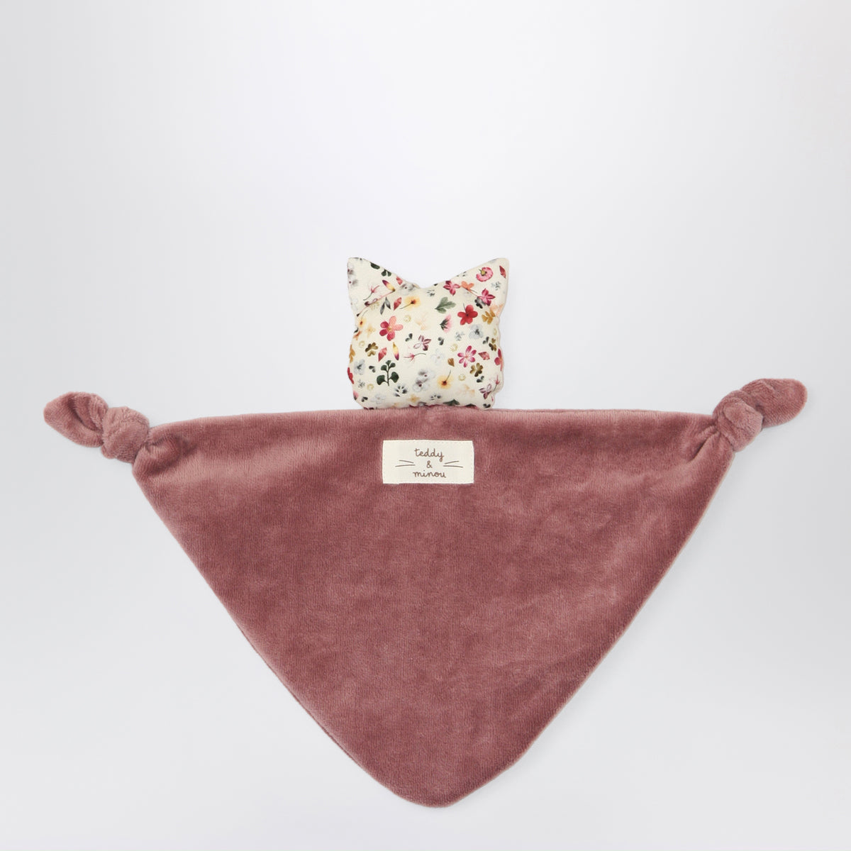 Doudou chaton couleur Blackberry/Wine en chenille