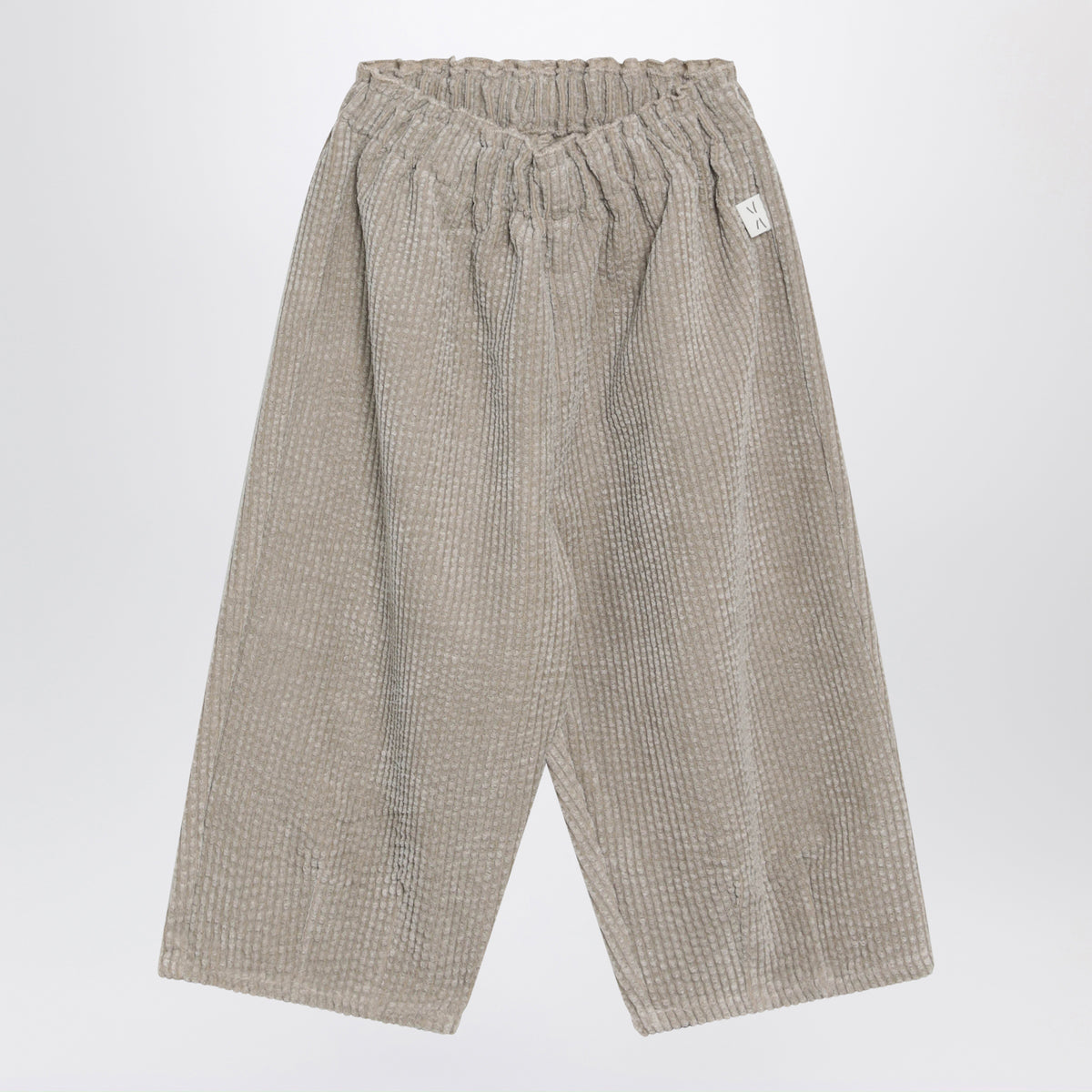 Beige corduroy trousers