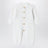 Cream ribbed cotton romper