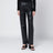 Black faux leather trousers Low Rise Slim