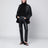 Black faux leather trousers Low Rise Slim