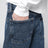 Jean bleu en denim régénéré