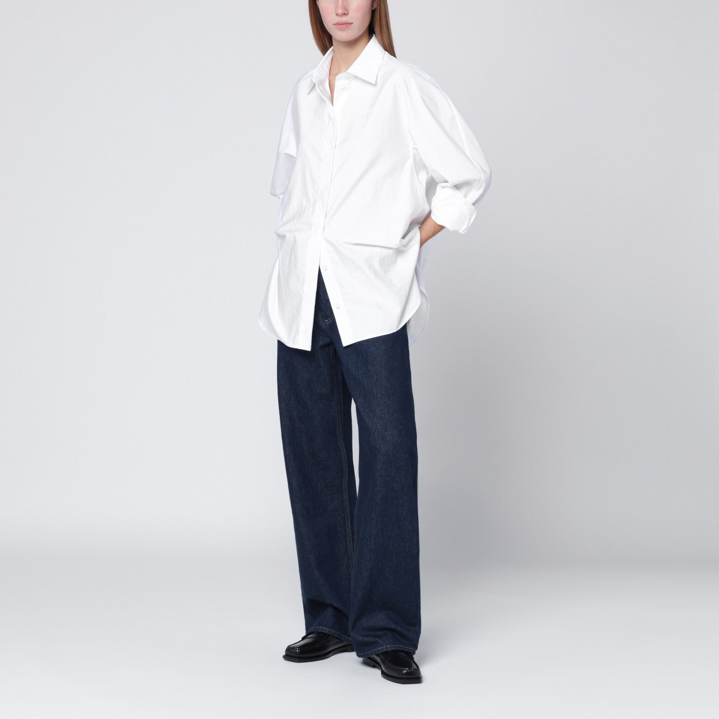 Jean Rinse en indigo foncé