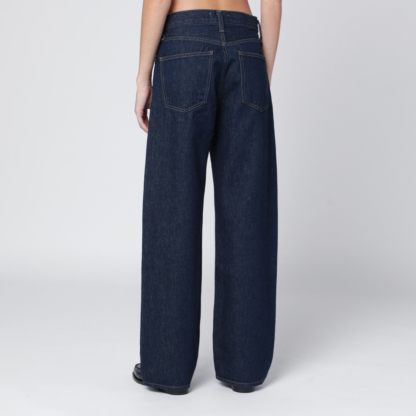 Jean Rinse en indigo foncé