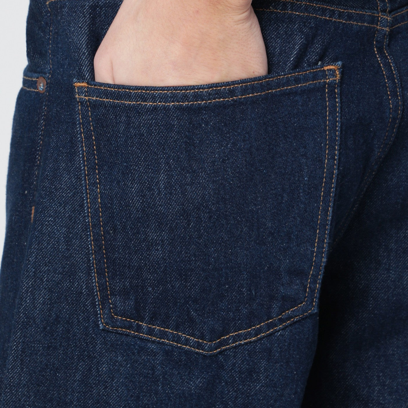 Jean Rinse en indigo foncé