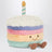Amuseables Rainbow Birthday Cake Plüschtier