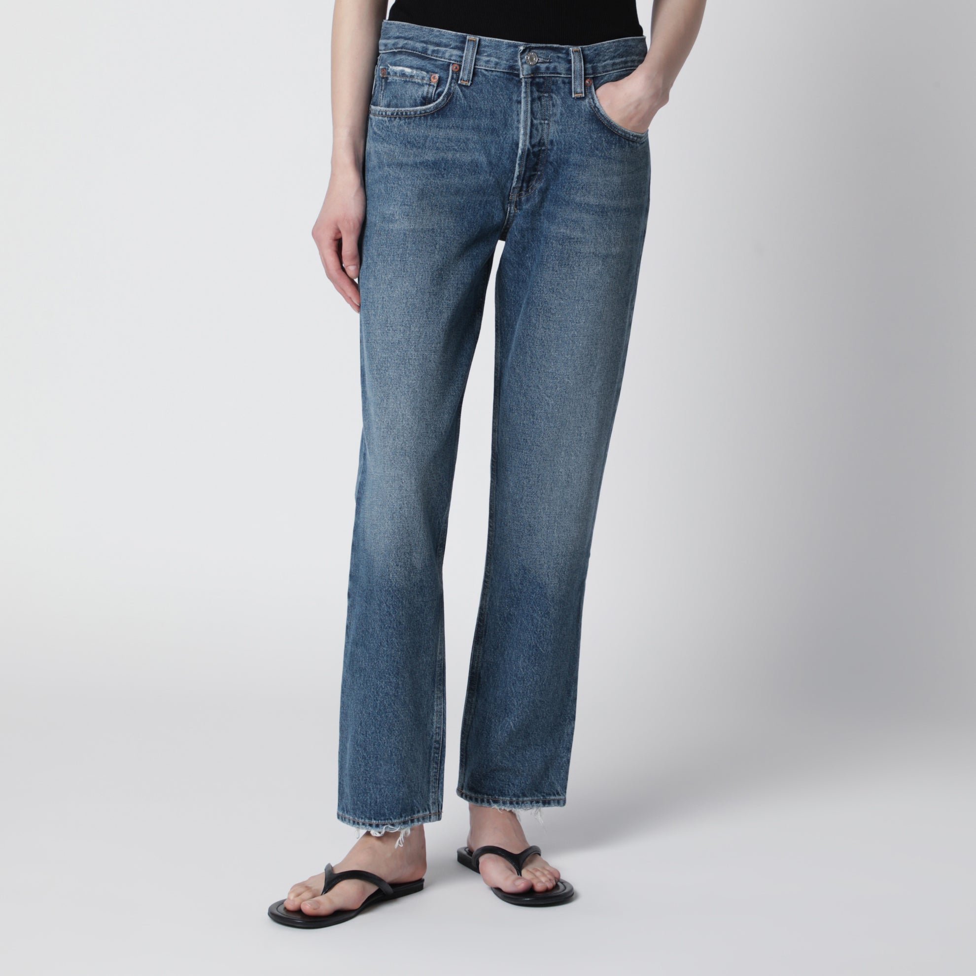 Romney jeans in medium indigo denim