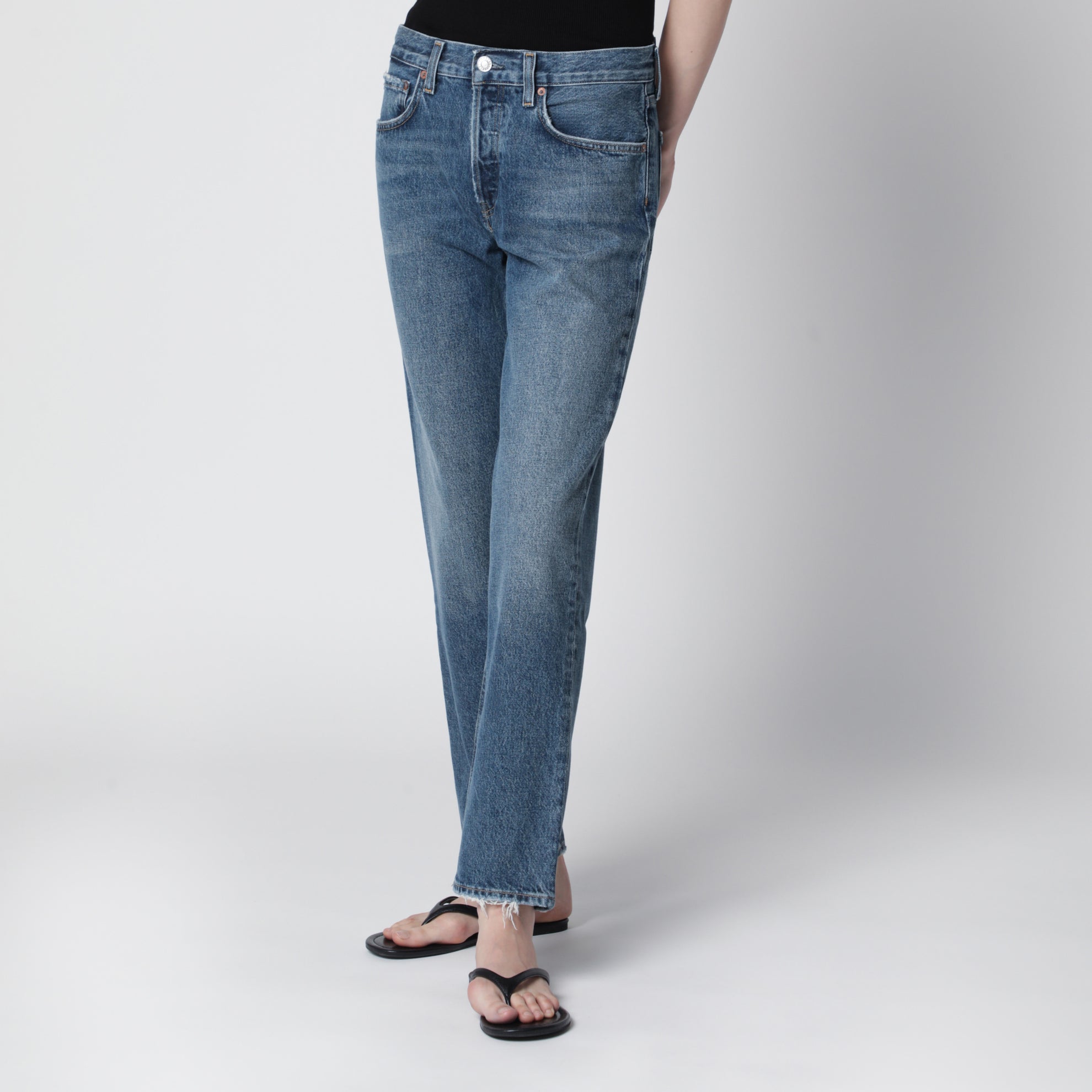 Romney jeans in medium indigo denim