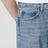 Jean années 80 à plis en denim indigo