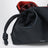 Mittelgroße Flamenco Pochette im Layer-Look aus dunkelblauem Leder
