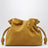 Medium ochre Flamenco bag in suede