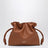 Borsa clutch Flamenco mini marrone chiaro