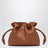 Borsa clutch Flamenco mini marrone chiaro