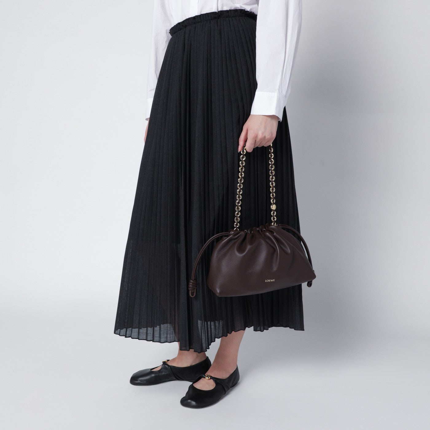 Flamenco Purse mittelgroße Tasche in dunkel Brownie