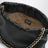 Medium Flamenco Purse bag in black leather