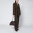 Large Flamenco Purse bag in dark brown
