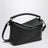 Sac Puzzle Edge moyen en cuir de veau noir