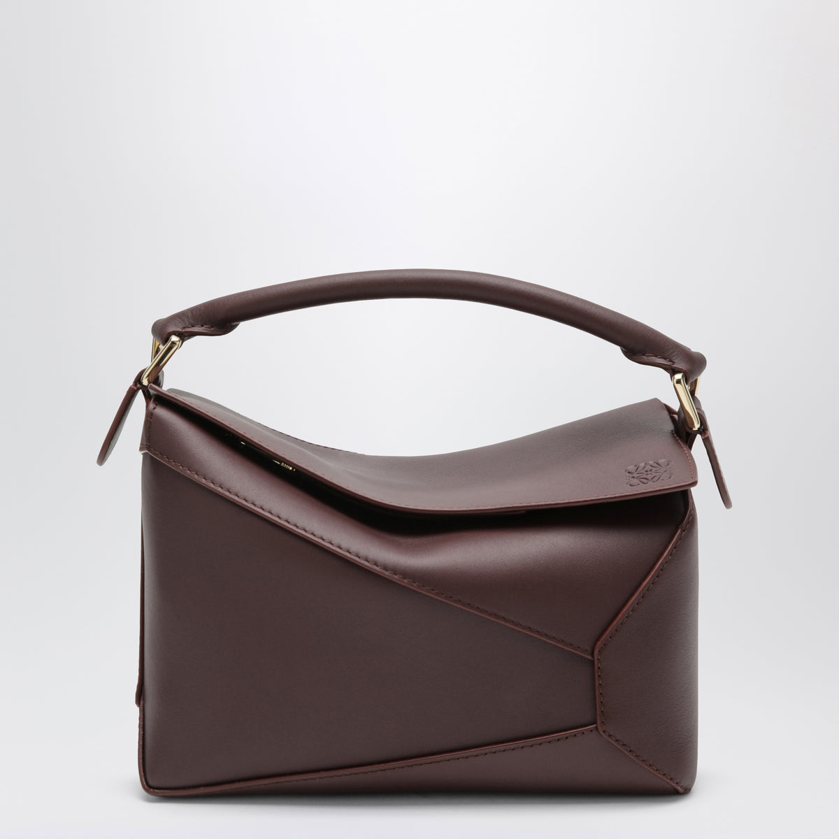 Petit sac Puzzle Edge bordeaux foncé