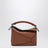 Borsa Puzzle Edge mini marrone in pelle granata