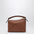 Borsa Puzzle Edge mini marrone in pelle granata