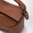 Borsa Puzzle Edge mini marrone in pelle granata