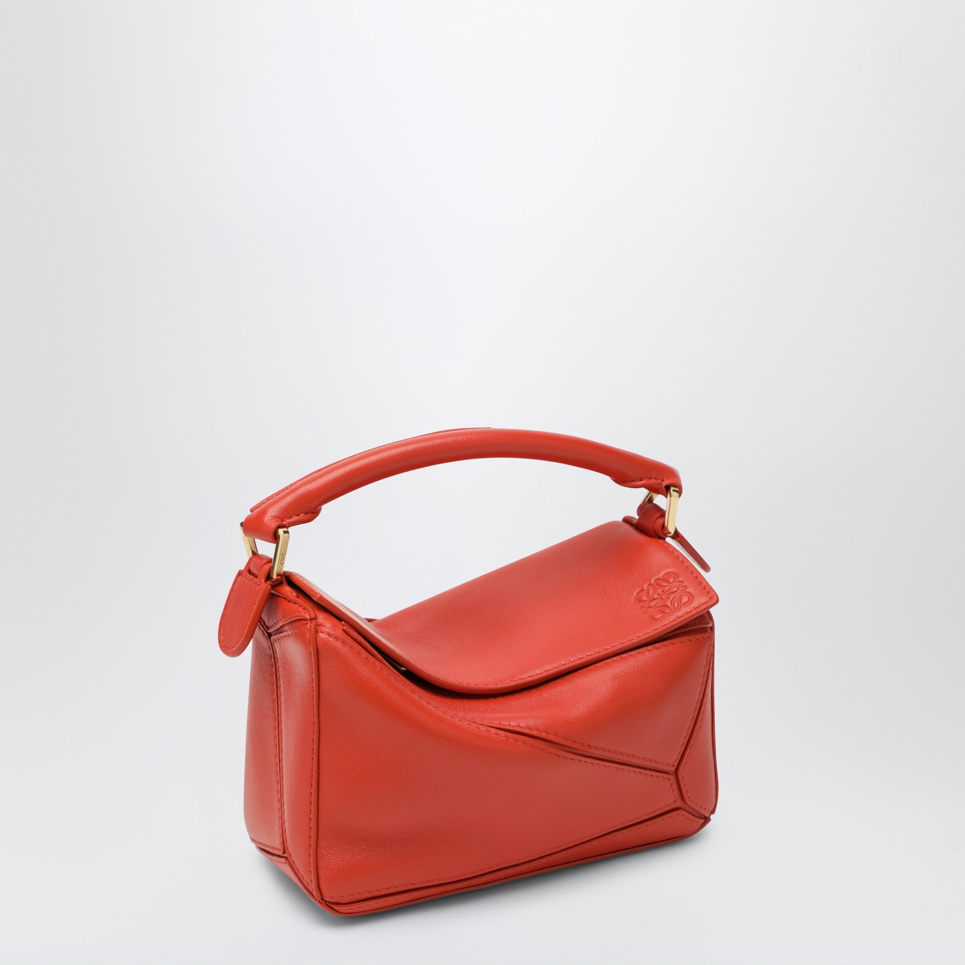 Puzzle Featherlight medium bag in orange nappa leather