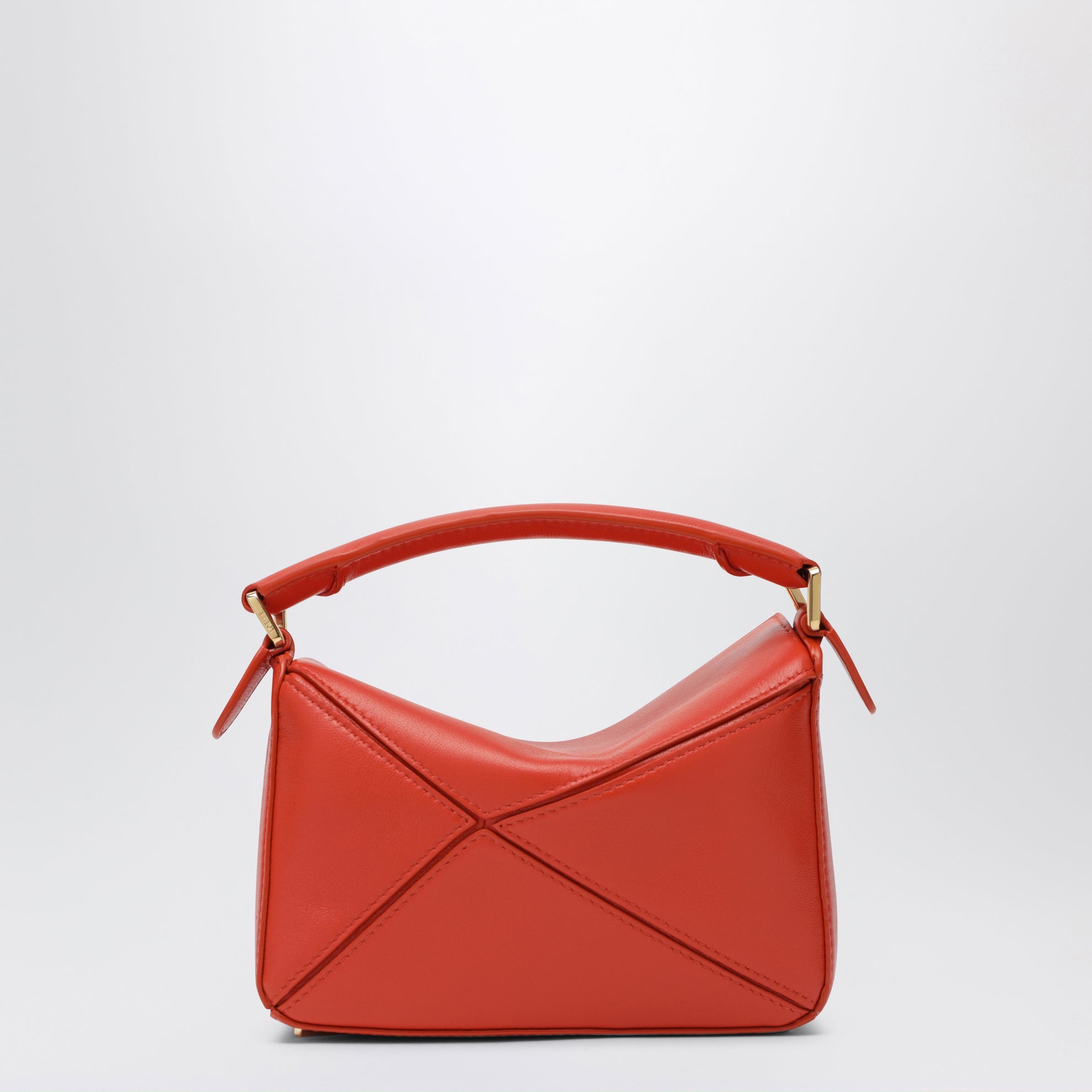 Puzzle Featherlight medium bag in orange nappa leather