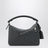 Borsa Puzzle piccola grigia antracite in pelle nabuk granata