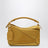 Borsa Featherlight Puzzle piccola color ocra in pelle scamosciata