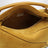 Borsa Featherlight Puzzle piccola color ocra in pelle scamosciata