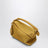 Borsa Featherlight Puzzle piccola color ocra in pelle scamosciata