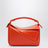 Puzzle Blown Small Orange Leather Bag