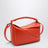 Puzzle Blown Small Orange Leather Bag