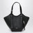 Black leather Hammock Flip bag