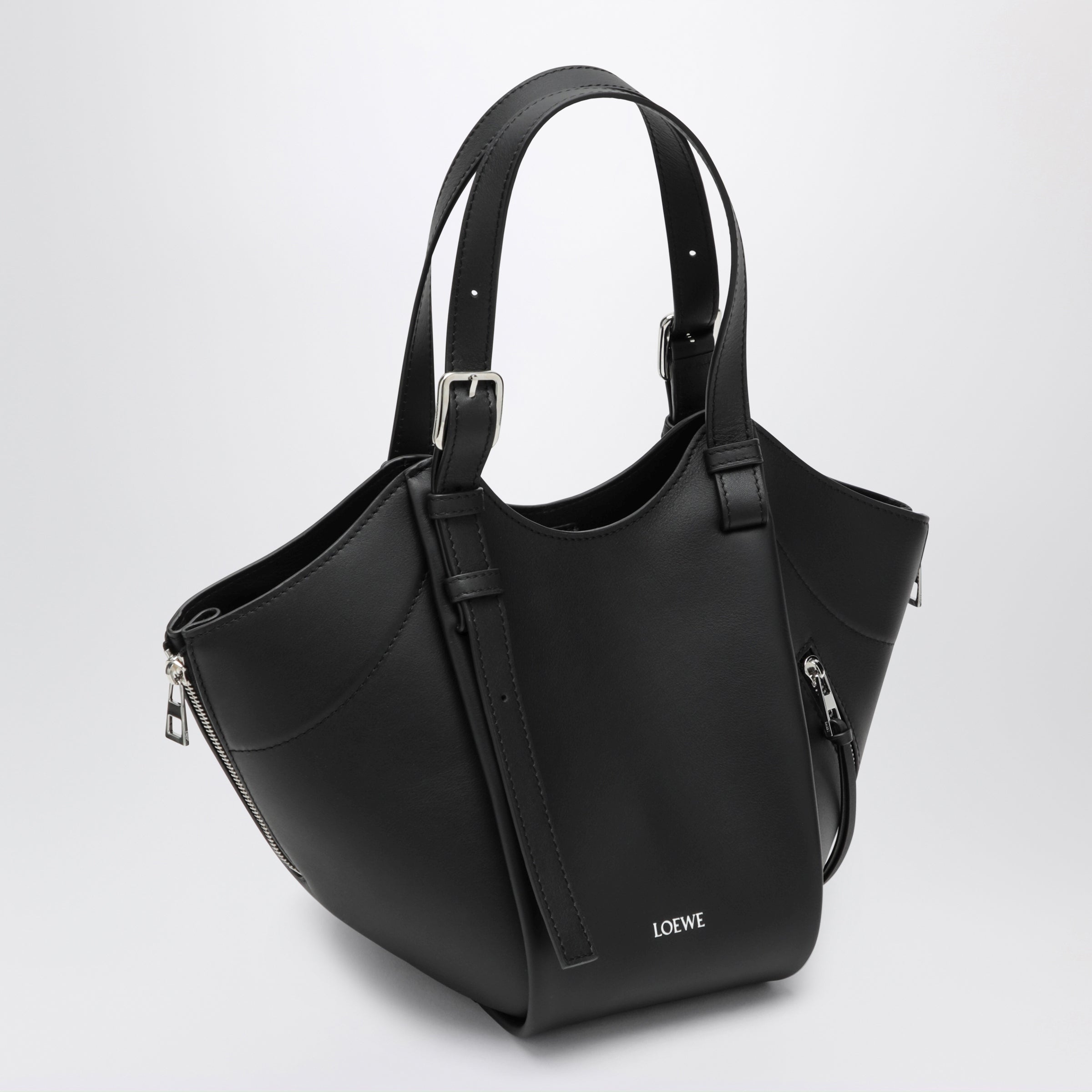 Loewe Black leather Hammock Flip bag | TheDoubleF