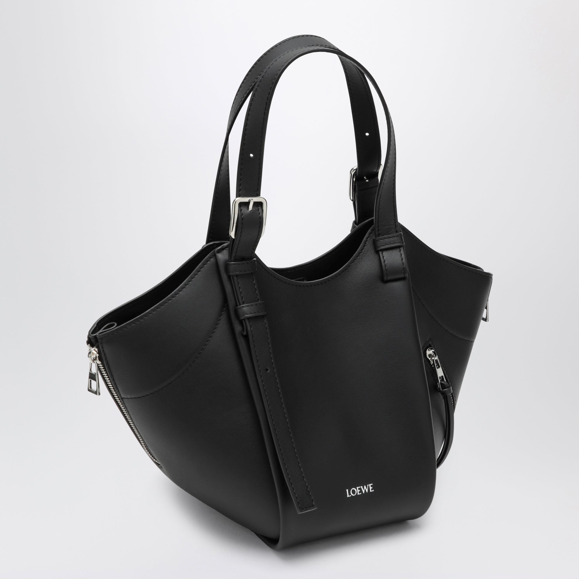 Sac Hammock Flip en cuir noir