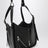 Sac Hammock Flip en cuir noir