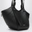 Sac Hammock Flip en cuir noir