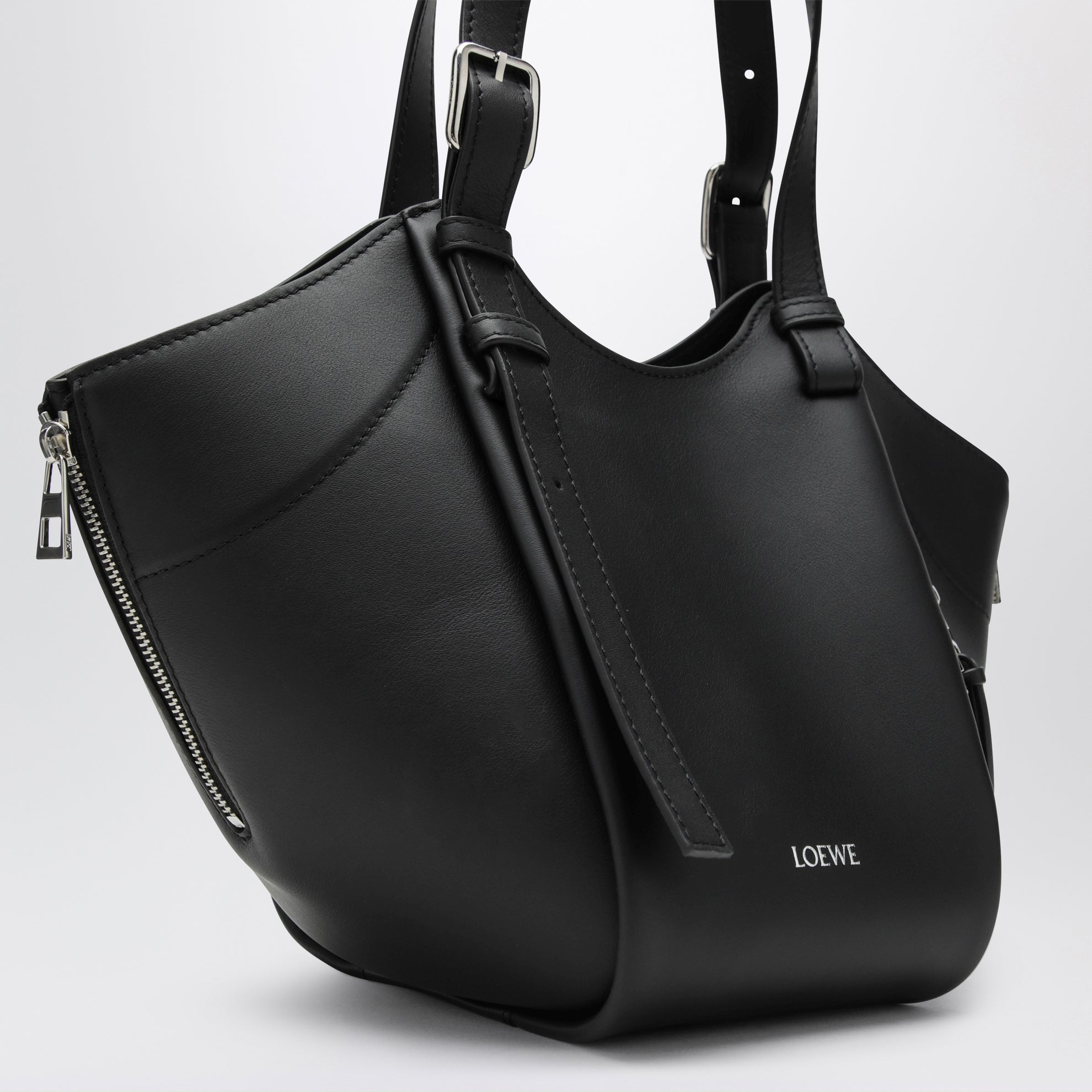 Sac Hammock Flip en cuir noir