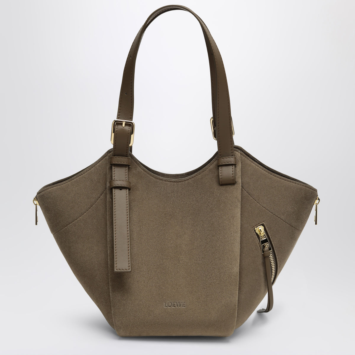 Sac Hammock Flip Brownish Green en daim