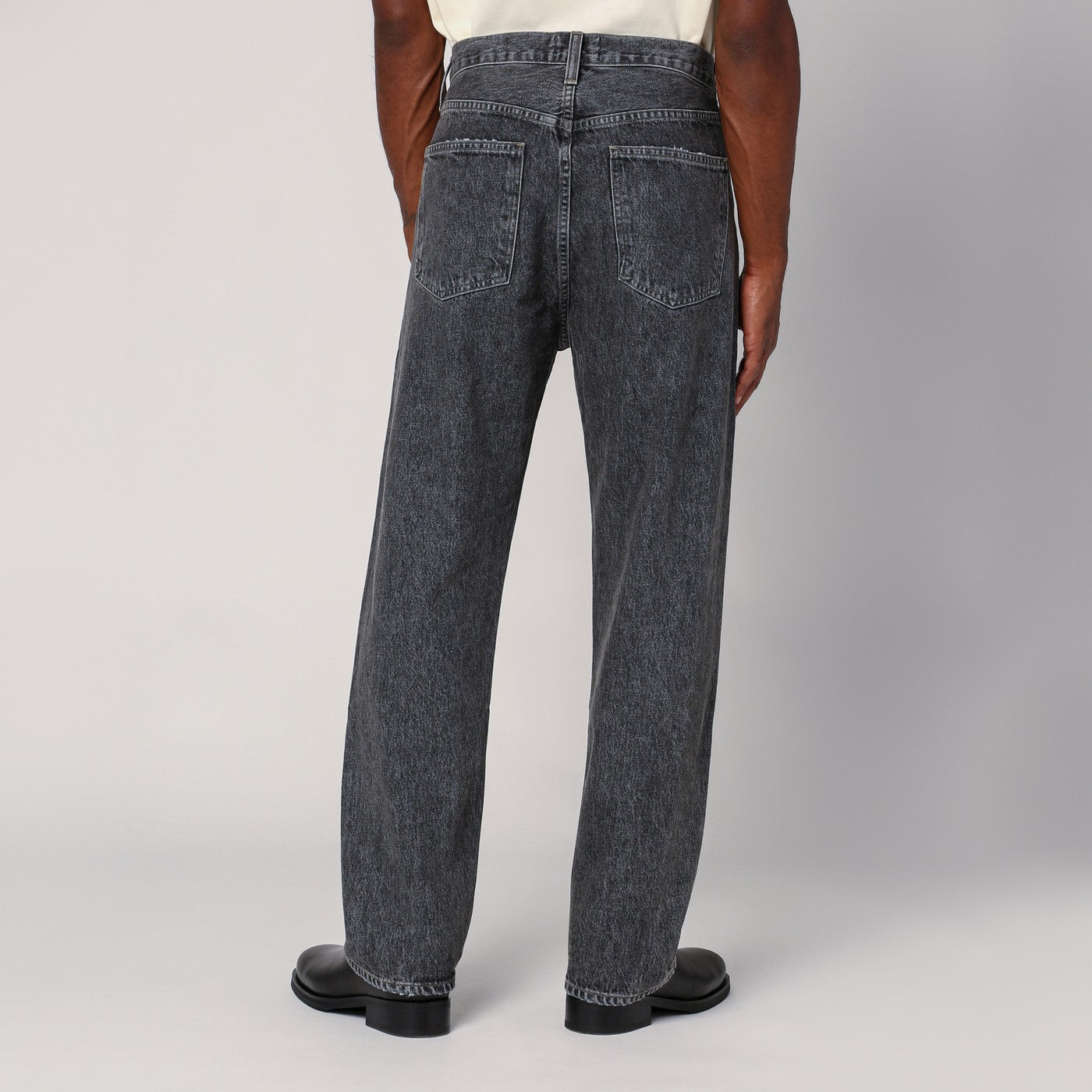 Grey jeans in organic denim