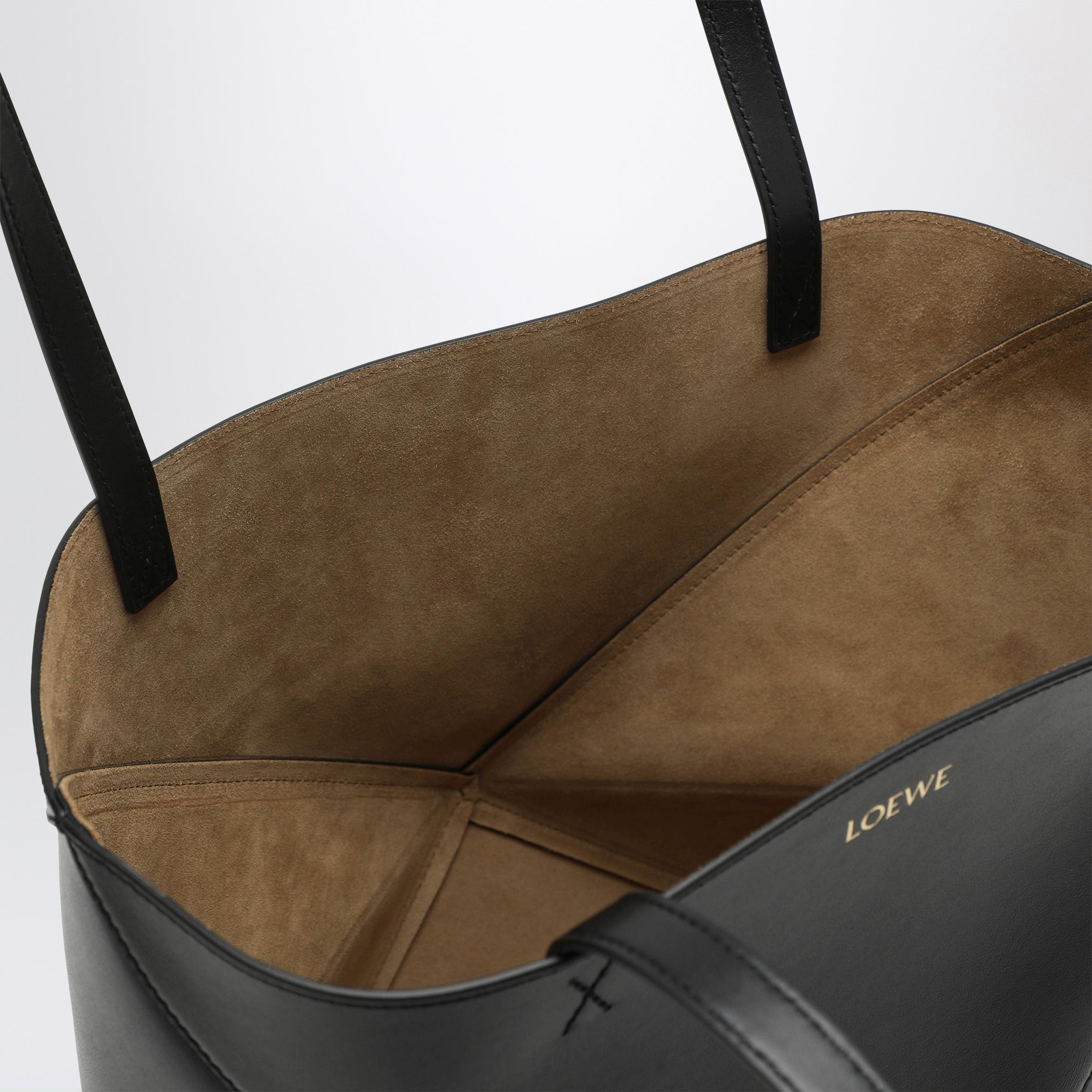 Medium Puzzle Fold Tote bag in black