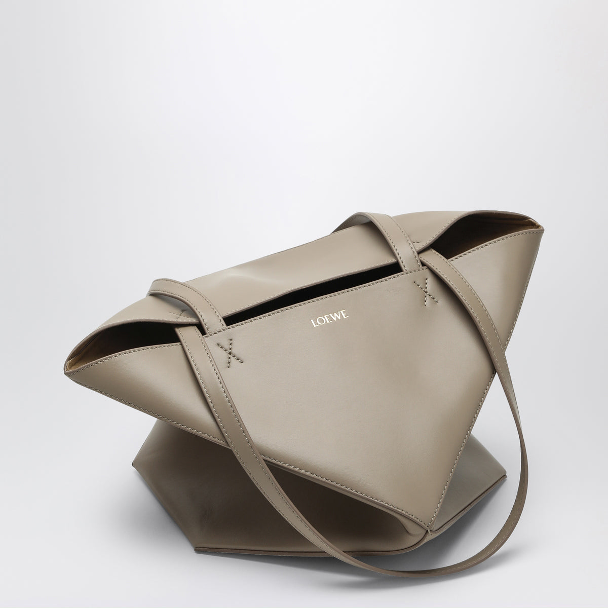 Medium sand Puzzle Fold Tote bag