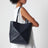Sac cabas Puzzle Fold Tote moyen bleu abyss