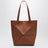 Medium Puzzle Fold tote bag in light brown leather