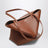 Medium Puzzle Fold tote bag in light brown leather