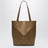 Mittelgroße Puzzle Fold Tote Tasche in Bronze