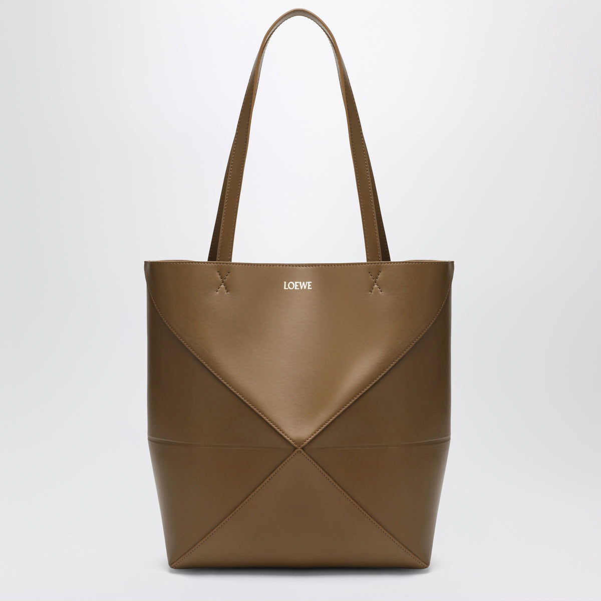 Medium Puzzle Fold Tote bag in Bronze